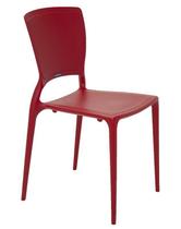 Cadeira Sofia Vermelha Sem Braço Tramontina