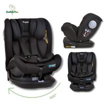 Cadeira spin isofix 360 de 0 a 36 black - burigotto