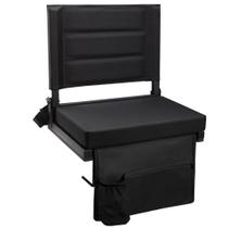 Cadeira Stadium Seat Maeytau Bleacher com almofada e encosto