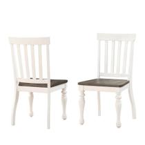 Cadeira Steve Silver Joanna, conjunto de 2 casas de fazenda de 46x60x102 cm