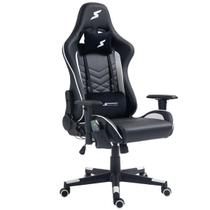 Cadeira SuperFrame Wave, Massageadora, Reclinável, 2D, Com Controle, Preta e Branca, SF-CH-WVR2DBWL Cadeira SuperFrame Wave, Massageadora, Reclinável, 2D, Com Controle, Preta e Branca, SF-CH-WVR2DBWL