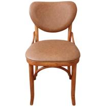 Cadeira Thais assento e encosto facto vegan conhaque sala jantar cozinha gourmet decoracao Cadeira Thais assento e encosto facto vegan conhaque sala jantar cozinha gourmet decoracao