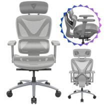 Cadeira ThunderX3 XTC Para Escritório Modelo Gamer Ergonômica Alto Conforto Suporta Até 150Kg Apoio Para Cabeça e Lombar Ajustável