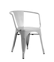 Cadeira Tolix Com Braços - Cor Cinza - shopshop