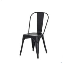Cadeira Tolix Iron Aço Carbono Industrial - Preto. Cadeira Tolix Iron Aço Carbono Industrial - Preto.