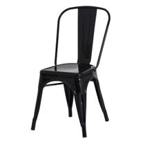 Cadeira Tolix Iron Design Preta