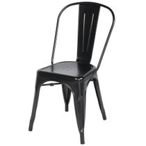 Cadeira Tolix Iron Preta - Ao Carbono