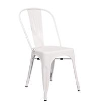 Cadeira Tolix Sem Braços - Cor Branca Off White - shopshop