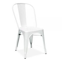 Cadeira Tolix Sem Braços - Cor Branca - shopshop