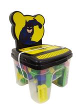 Cadeira Toy Bloquinhos 160 pçs - Defensores - GGB PLAST BRINQUEDOS