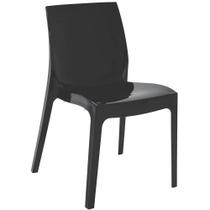 Cadeira Tramontina Alice Brilho Summa Em Polipropileno Preto 92037009