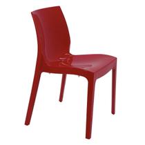 Cadeira Tramontina Alice Brilho Summa em Polipropileno Vermelha