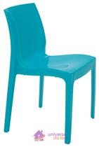 Cadeira Tramontina Alice Polida sem Braços em Polipropileno Azul