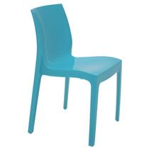 Cadeira Tramontina Alice Summa em Polipropileno Brilhoso Azul