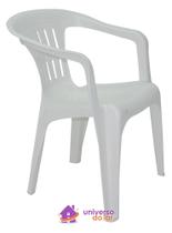 Cadeira Tramontina Atalaia Basic com Braços em Polipropileno Branco
