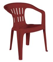Cadeira Tramontina Atalaia Basic com Braços em Polipropileno Vermelho