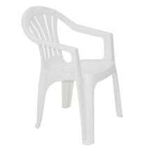 Cadeira Tramontina Bertioga Basic Com Braços Em Polipropileno Branco Tramontina Cadeira Tramontina Bertioga Basic Com Braços Em Polipropileno Branco Tramontina