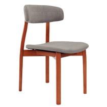 Cadeira Tramontina Çairé Ritmo em Madeira Tauari com Estofado Grey Cadeira Tramontina Çairé Ritmo em Madeira Tauari com Estofado Grey