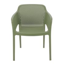Cadeira Tramontina Gabriela Eco em Polipropileno Oceano Clean Verde Oliva