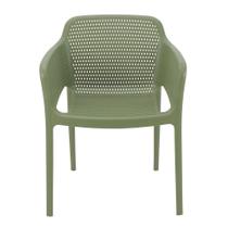 Cadeira Tramontina Gabriela Eco Em Polipropileno Oceano Clean Verde Oliva Cadeira Tramontina Gabriela Eco Em Polipropileno Oceano Clean Verde Oliva