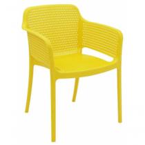 Cadeira Tramontina Gabriela Em Fibra De Vidro Amarelo Cadeira Tramontina Gabriela Em Fibra De Vidro Amarelo