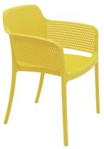 Cadeira Tramontina Gabriela em Polipropileno e Fibra de Vidro Amarelo Cadeira Tramontina Gabriela em Polipropileno e Fibra de Vidro Amarelo