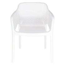 Cadeira Tramontina Gabriela em Polipropileno e Fibra de Vidro Branca