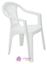 Cadeira Tramontina Guarapari Branco com Braços em Polipropileno