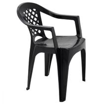 Cadeira Tramontina Iguape Em Polipropileno Preto