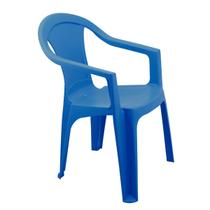 Cadeira Tramontina Ilhabela Empilhável em Polipropileno Matte Azul