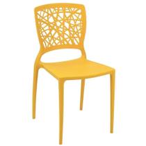 Cadeira Tramontina Joana Em Polipropileno E Fibra De Vidro Amarelo 92058000 Cadeira Tramontina Joana Em Polipropileno E Fibra De Vidro Amarelo 92058000