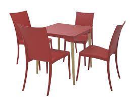 Cadeira Tramontina Laura Plástico E Fibra De Vidro Vermelha