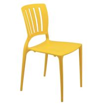Cadeira Tramontina Manu em Polipropileno Amarelo