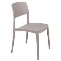 Cadeira Tramontina Marta Camurça Empilhável Em Polipropileno Com Proteção Antimicrobiana