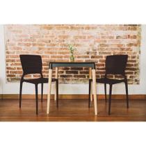 Cadeira Tramontina Safira Marrom 92048109