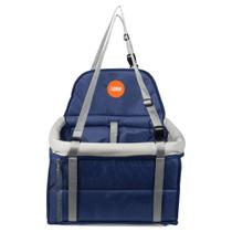 Cadeira Transporte Pet Carro (Cães/Gato) Cadeirinha Móvel Passeio Viagem (Pequeno Porte - até 10kg)