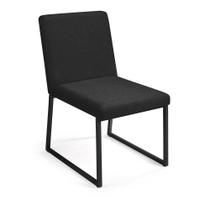 Cadeira Tulipa em Aço Carbono Preto Cadeira Tulipa em Aço Carbono Preto