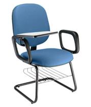 Cadeira Universitária com prancheta para Escolas Linha Uno Azul Cadeira Universitária com prancheta para Escolas Linha Uno Azul