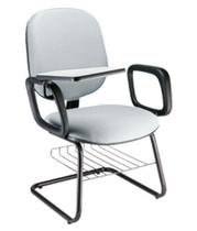 Cadeira Universitária com prancheta para Escolas Linha Uno Cinza Cadeira Universitária com prancheta para Escolas Linha Uno Cinza