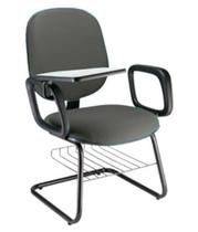 Cadeira Universitária com prancheta para Escolas Linha Uno Cinza Cadeira Universitária com prancheta para Escolas Linha Uno Cinza