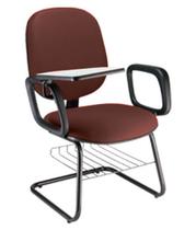 Cadeira Universitária com prancheta para Escolas Linha Uno Vermelho