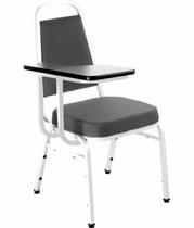 Cadeira Universitária Empilhável Linha Hotel Plus Marrom