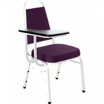 Cadeira Universitária Empilhável Linha Hotel Plus Roxo Cadeira Universitária Empilhável Linha Hotel Plus Roxo