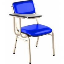 Cadeira Universitária Para Auditórios Linha Hotel Smart Azul