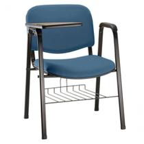 Cadeira Universitária Para Auditórios Linha Hotel visual disponível na cor Azul. Cadeira Universitária Para Auditórios Linha Hotel visual disponível na cor Azul.