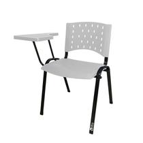 Cadeira Universitária Plástica Branca Prancheta Plástica - ULTRA Móveis