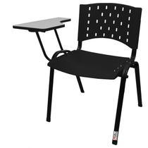 Cadeira Universitária Plástica Preta - ULTRA Móveis Cadeira Universitária Plástica Preta - ULTRA Móveis