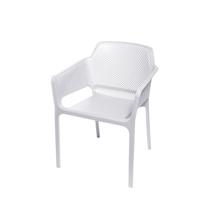 Cadeira Vega em Polipropileno Branca Com Branco 80x46x46cm