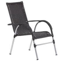 Cadeira Vênus em Ferro e Fibra Sintética Para Área, Jardim Trama