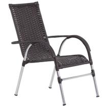 Cadeira Vênus Fibra Sintética Varanda, Área, Edícula, Jardim, Lazer Trama